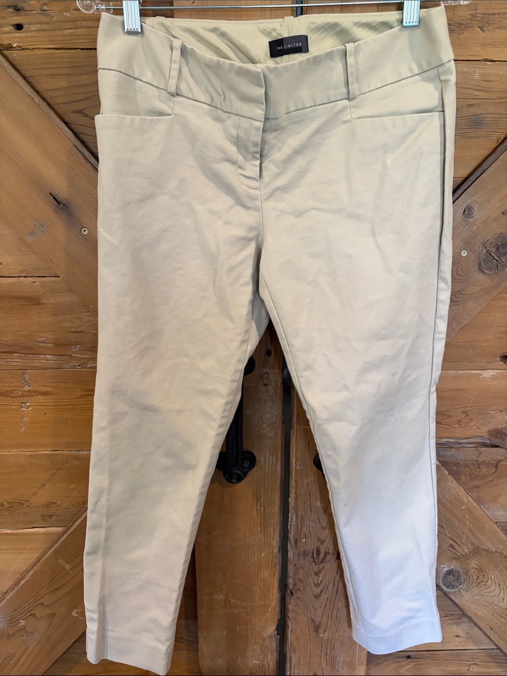 The Limited Beige Tailored Stretch Pants